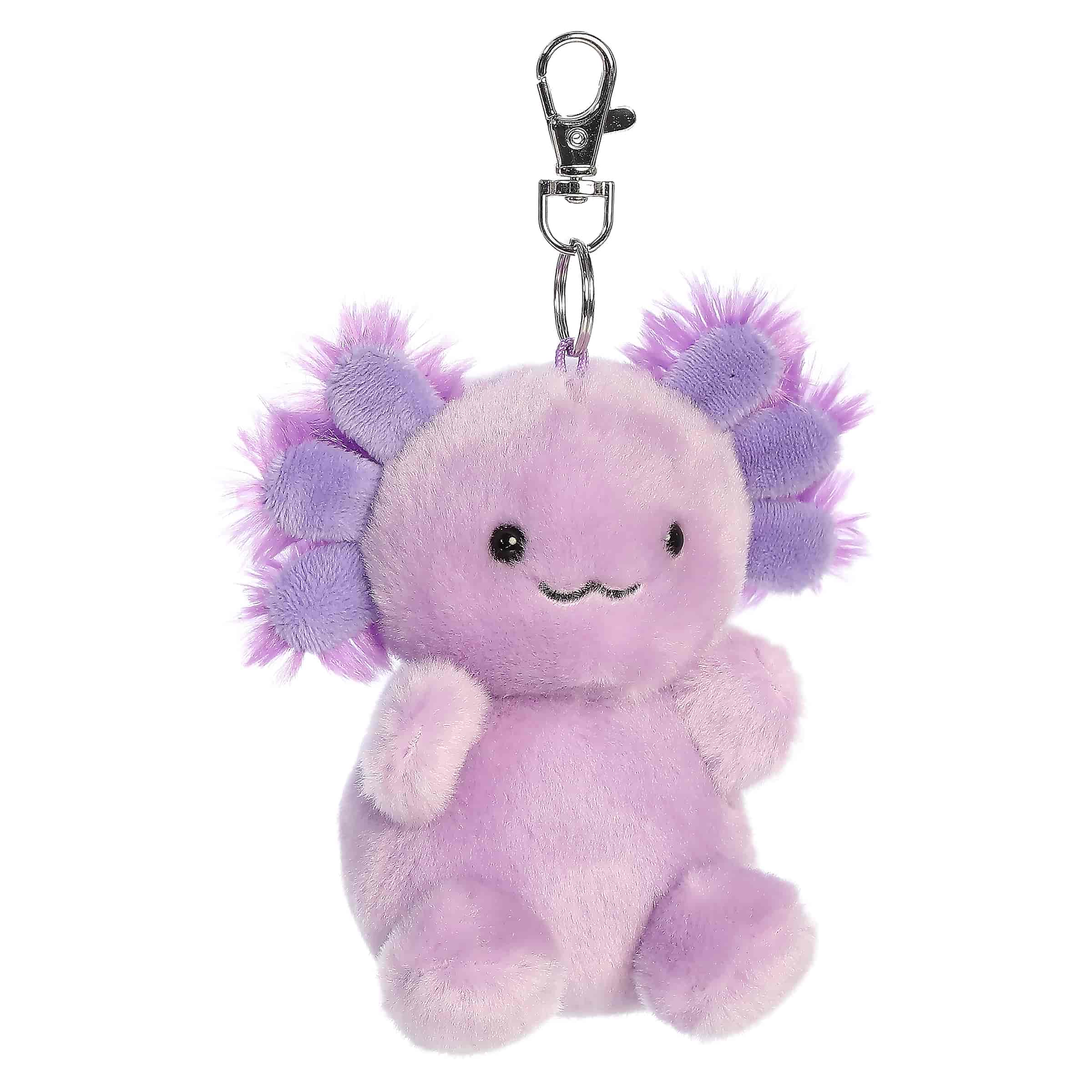 4" Xavier Purple Axolotl™ Clip-On - Image 2